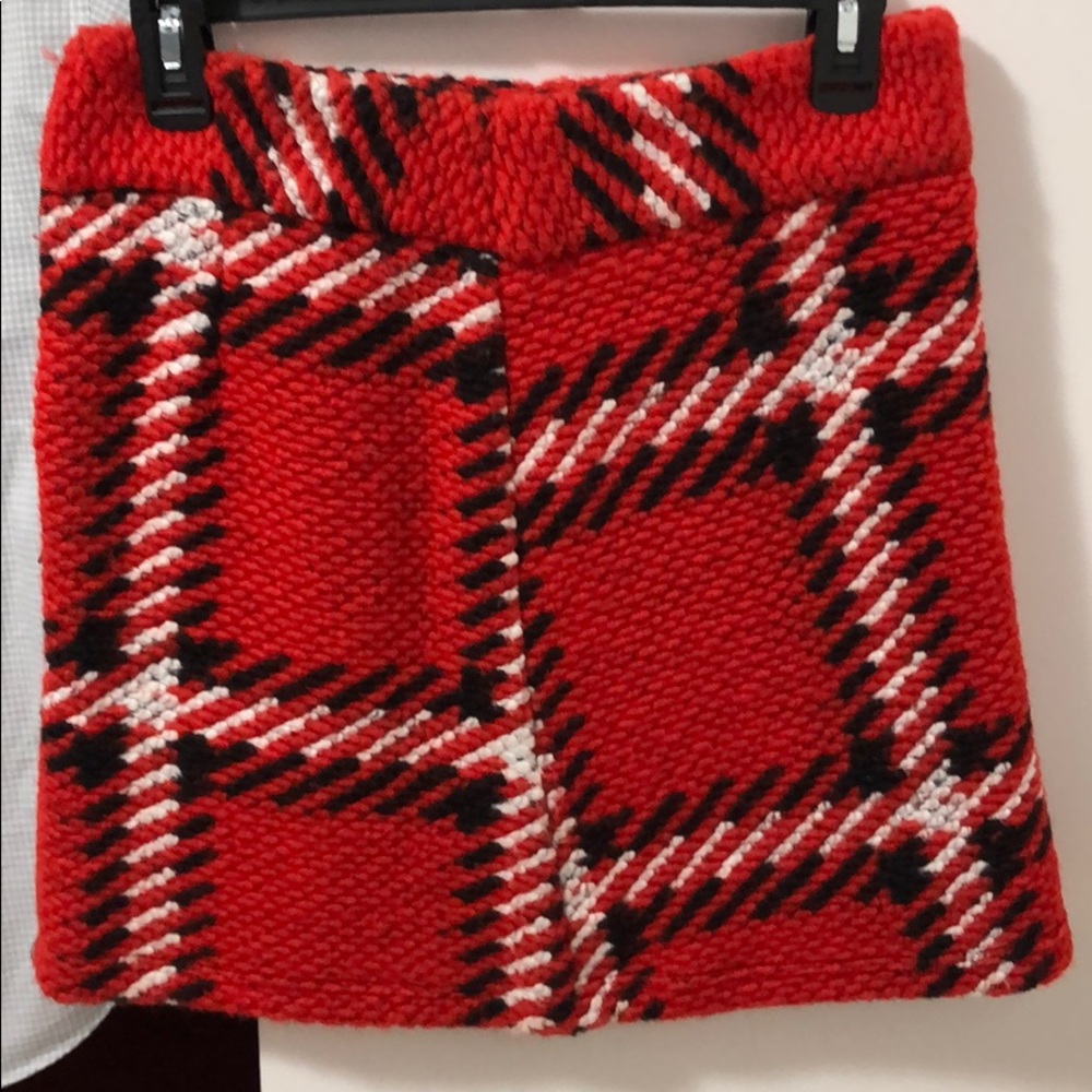 topshop wool skirt